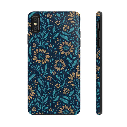 Flower Pattern Design Tough Phone Cases iPhone XS MAX