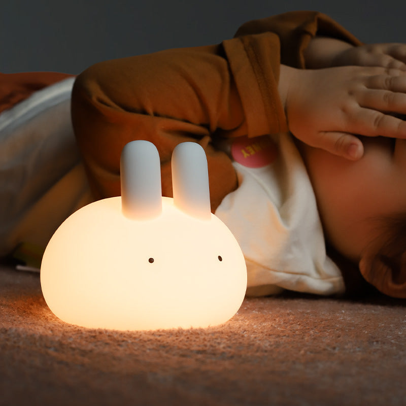 Tangyuan Rabbit Balls Silicone Clapping Lovely Night Lamp Led Lights