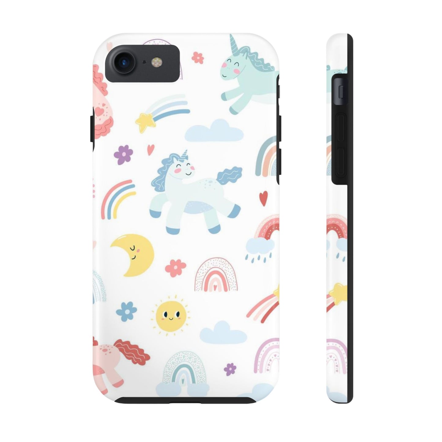 Set of cute unicorns Tough Phone Cases iPhone 7, iPhone 8, iPhone SE