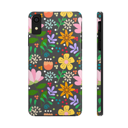 Abstract floral seamless pattern Tough Phone Cases iPhone XR