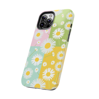 4 colors set of dandelion seamless pattern Tough Phone Cases