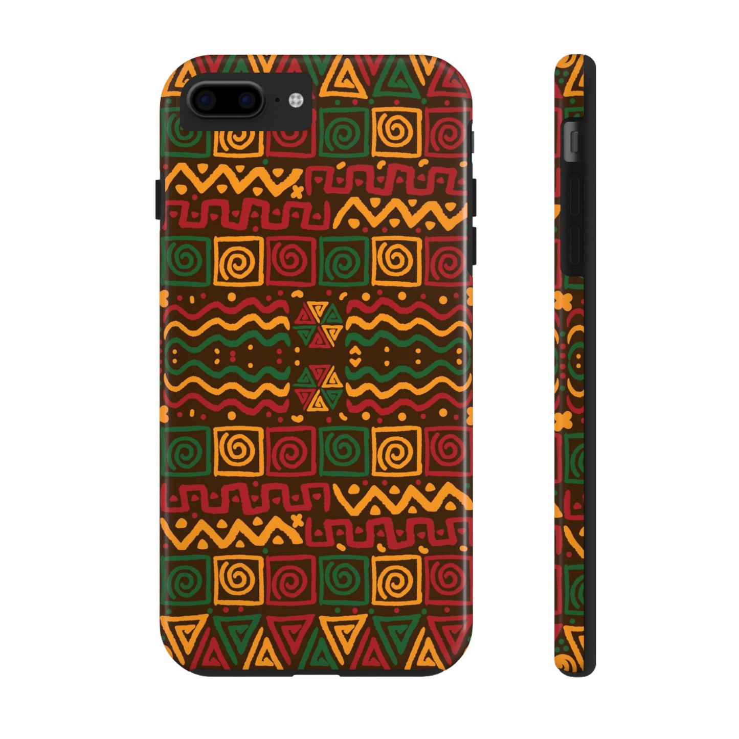 Pan African Seamless Pattern Tough Phone Cases iPhone 7 Plus, iPhone 8 Plus