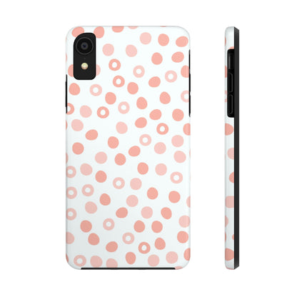 Abstract spotted seamless pattern in pastel colors. Tough Phone Cases iPhone XR