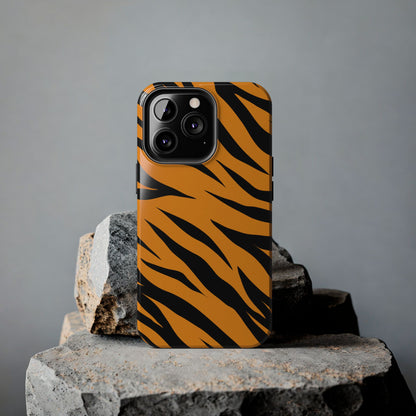 Tiger Texture Tough Phone Cases