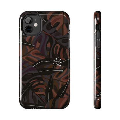 Modern exotic jungle plants Tough Phone Cases iPhone 11