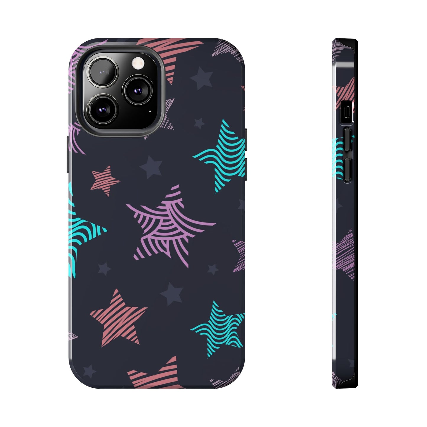 Hand Drawn Seamless Pattern Stars Tough Phone Cases iPhone 13 Pro Max