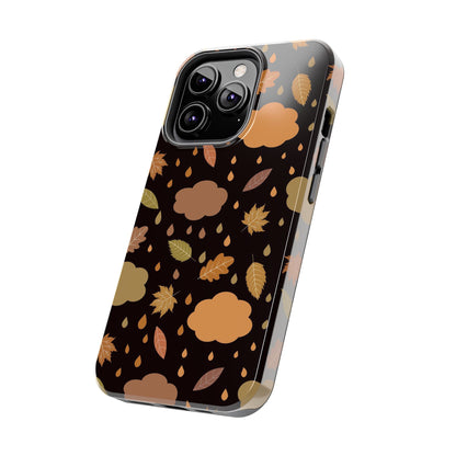 Autumn seamless pattern with clouds Tough Phone Cases