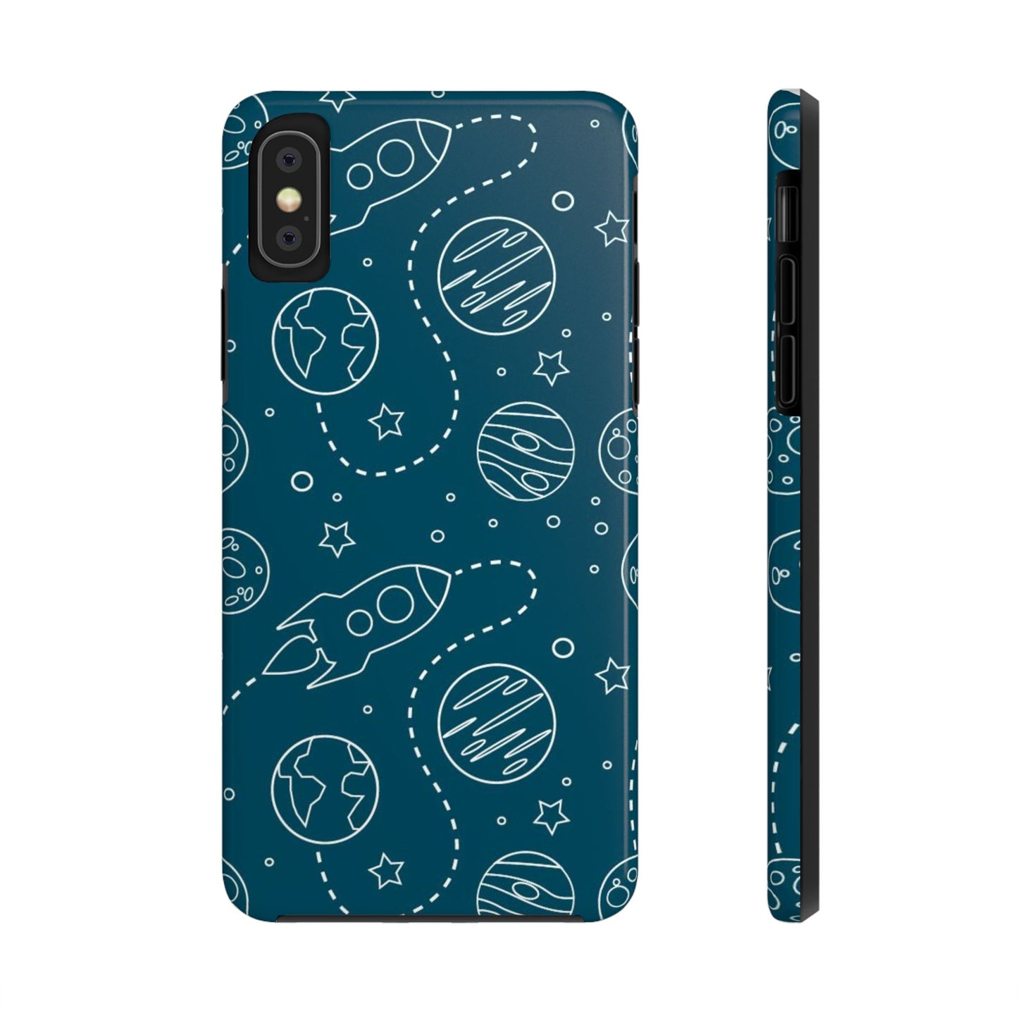 Space Seamless Pattern Tough Phone Cases iPhone XS