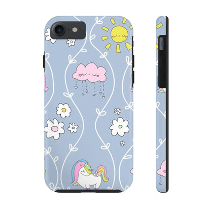 Cute little unicorn heart flower sun cloud Tough Phone Cases iPhone 7, iPhone 8, iPhone SE