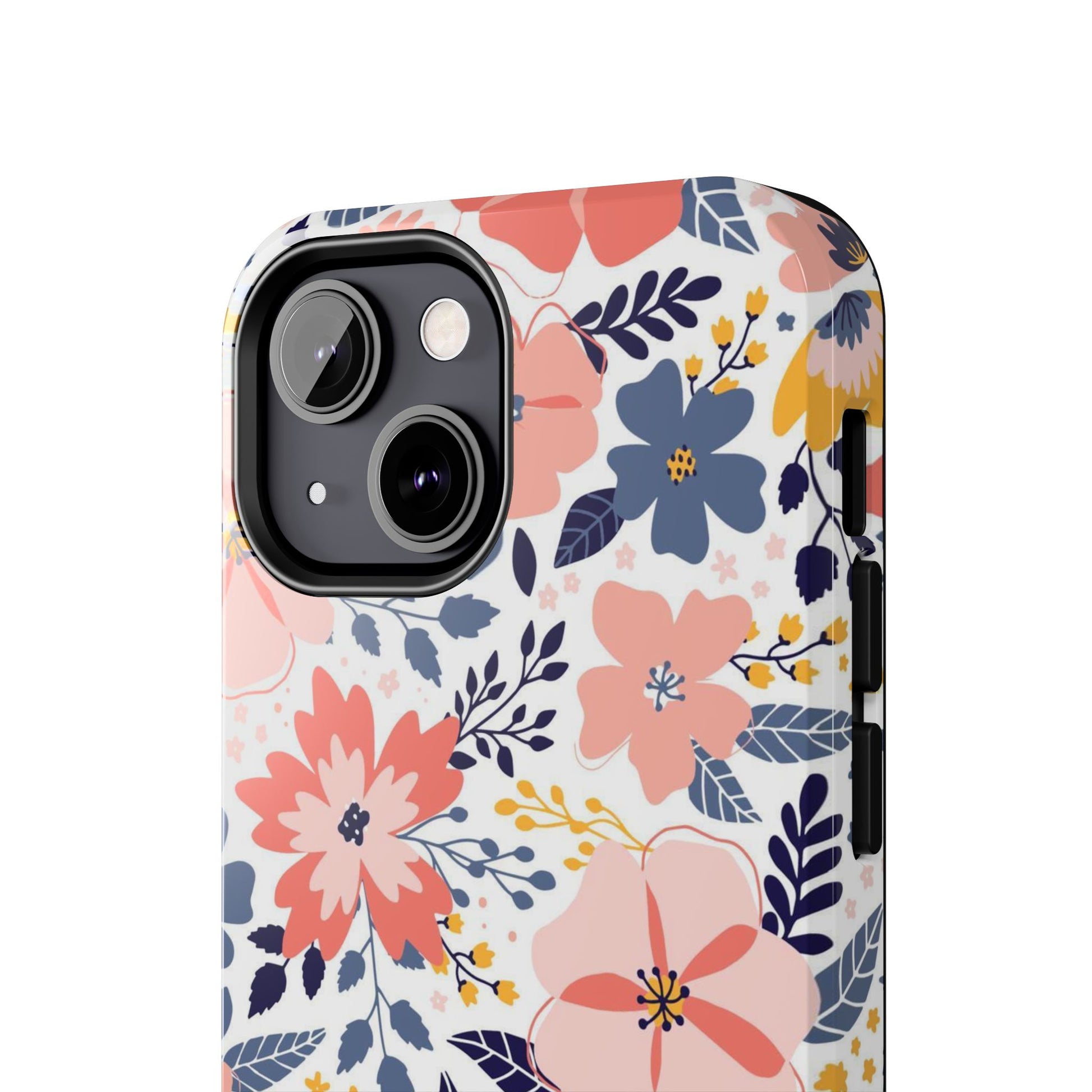 seamless pattern with abstract flowers Tough Phone Cases