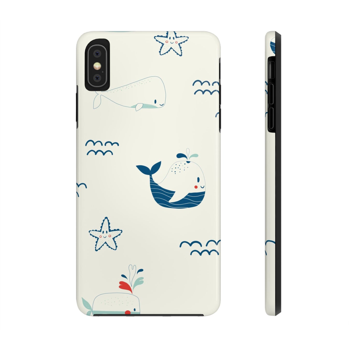 hand drawn colored childish seamless Tough Phone Cases iPhone XS MAX