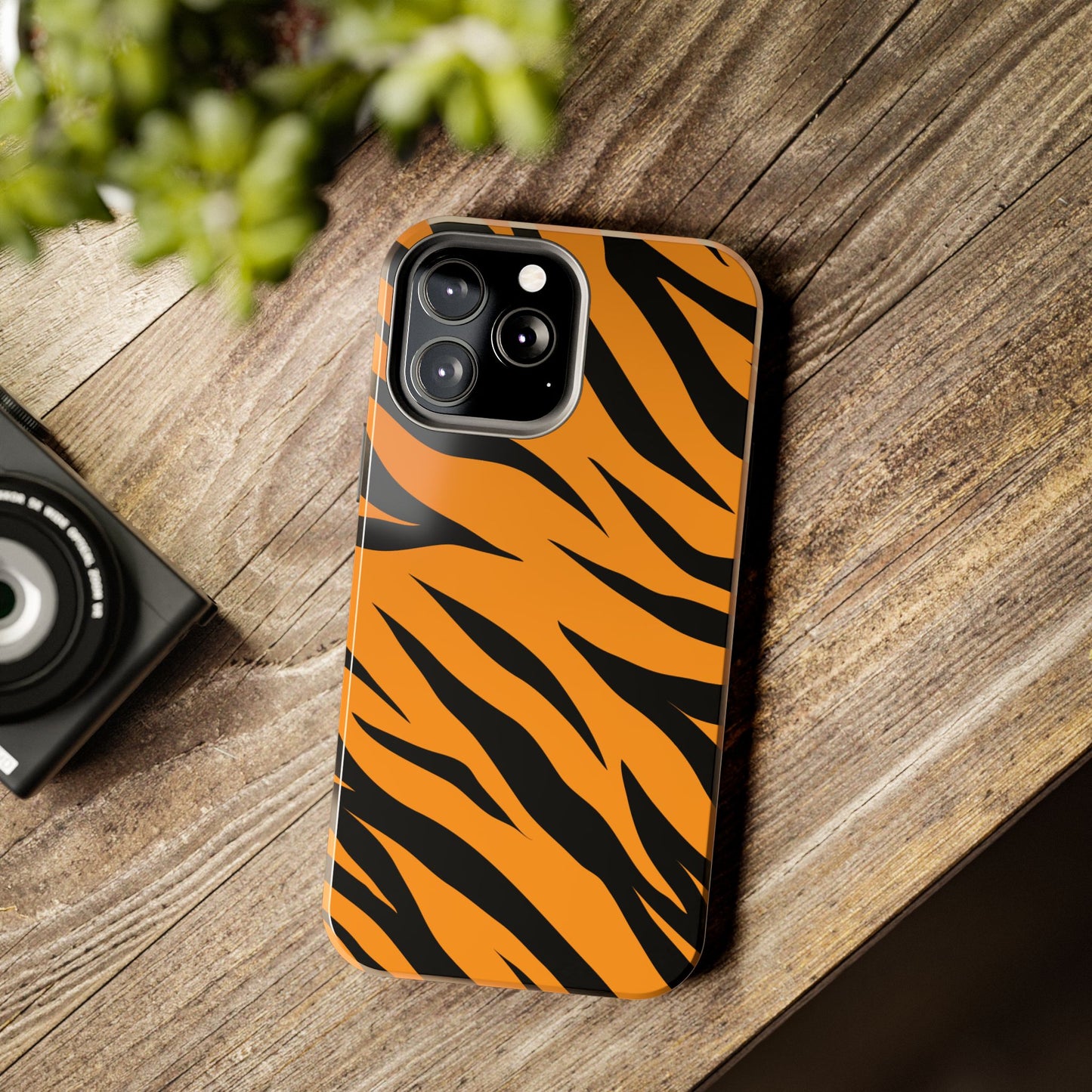 Tiger Texture Tough Phone Cases