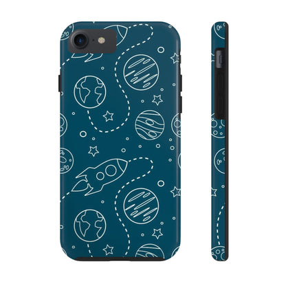 Space Seamless Pattern Tough Phone Cases iPhone 7, iPhone 8, iPhone SE