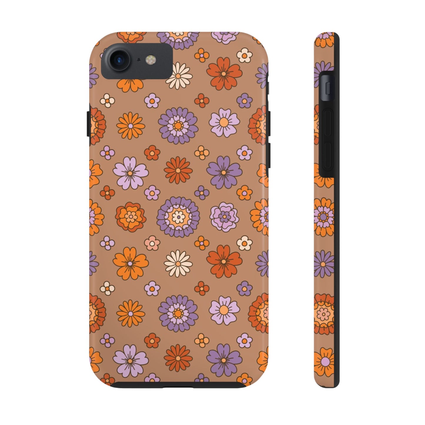 Groovy daisy flowers Tough Phone Cases iPhone 7, iPhone 8, iPhone SE