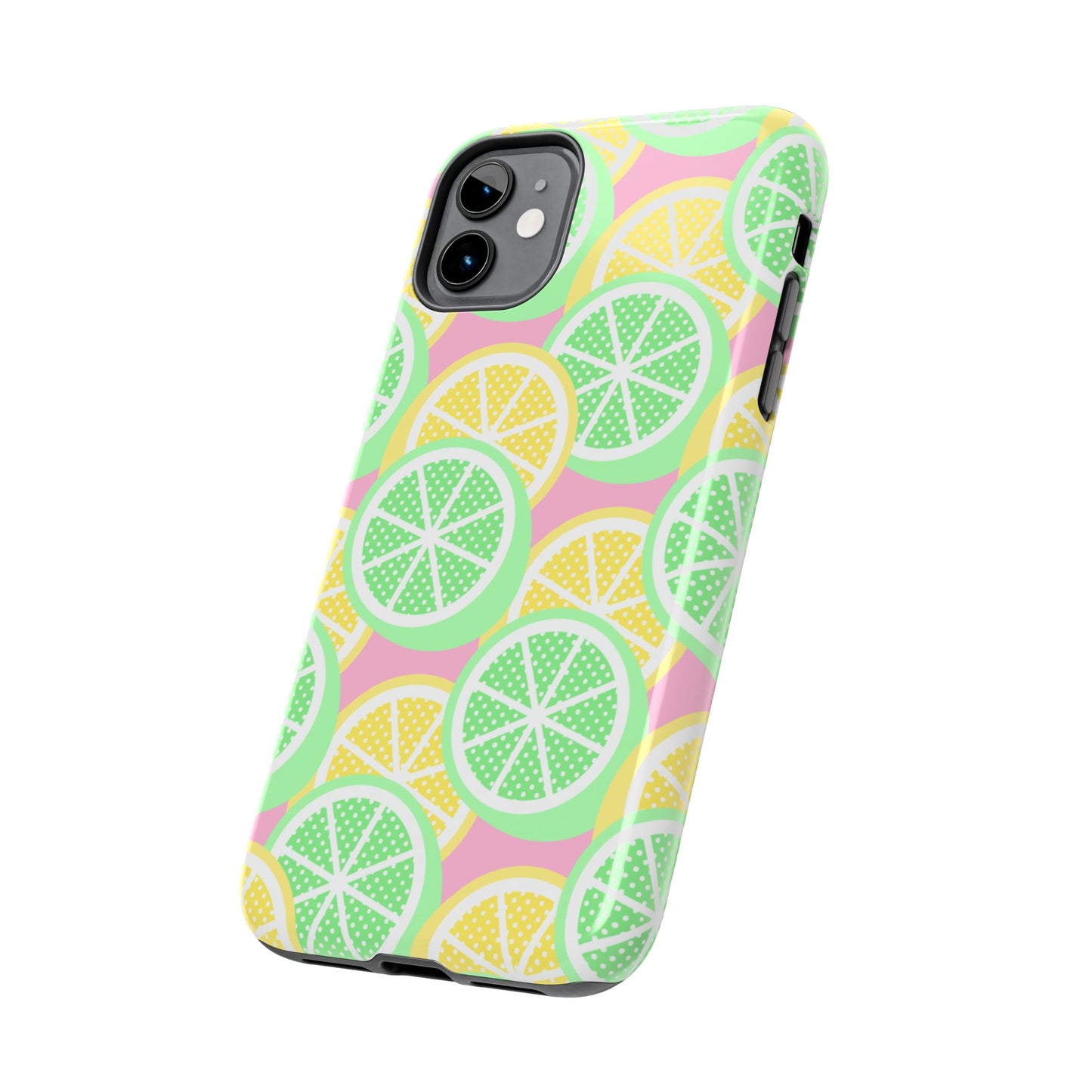 Lemon And Lime Pop Seamless Pattern Tough Phone Cases