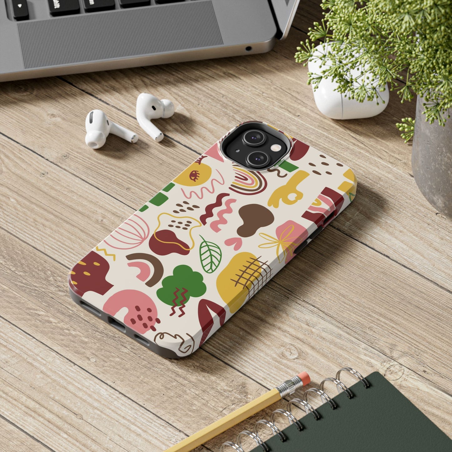 Simple abstract modern Tough Phone Cases