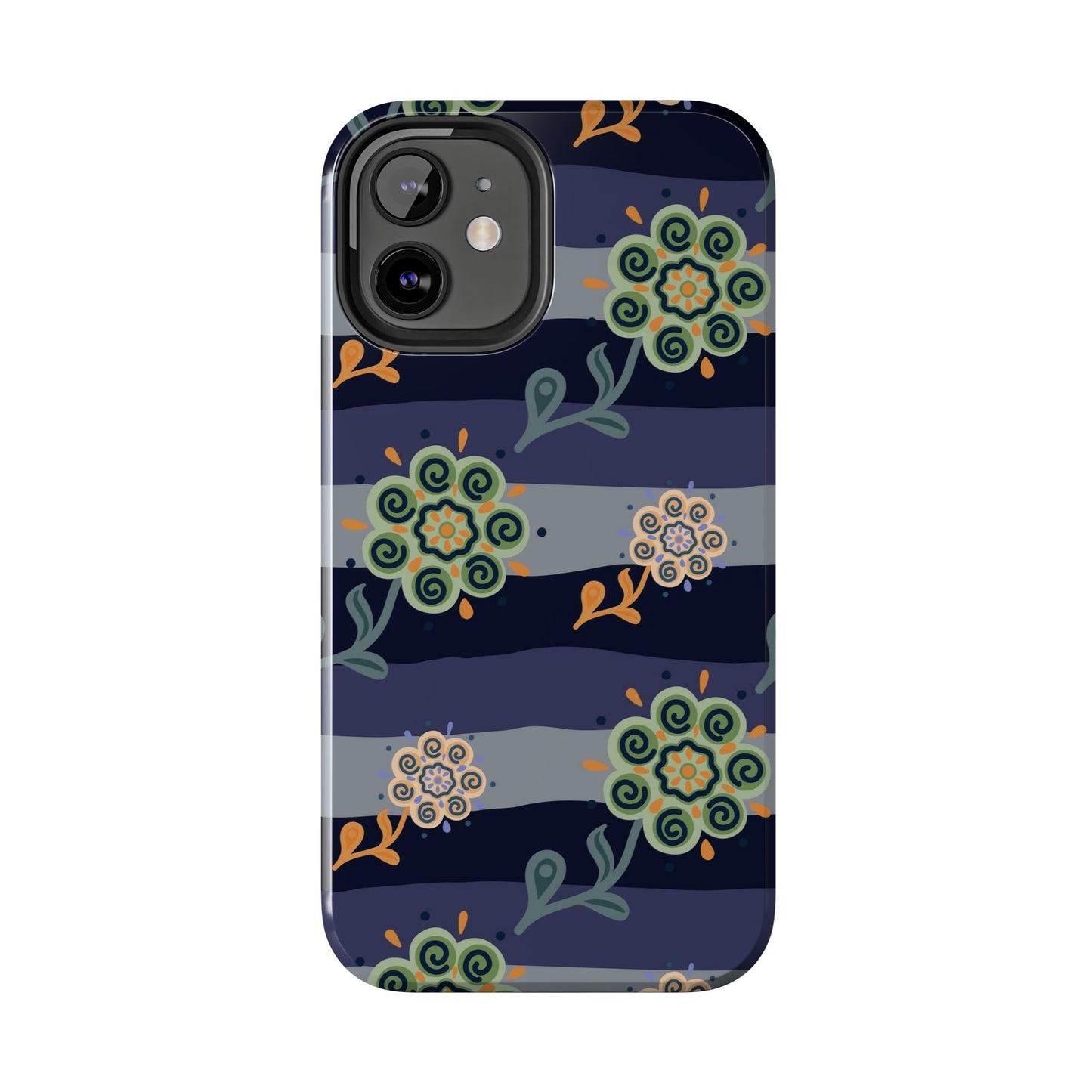 Abstract ethnic flower seamless pattern Tough Phone Cases