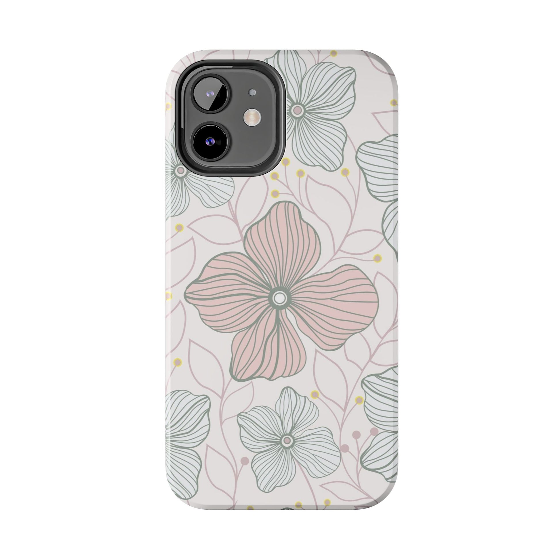 Florals seamless pattern Tough Phone Cases