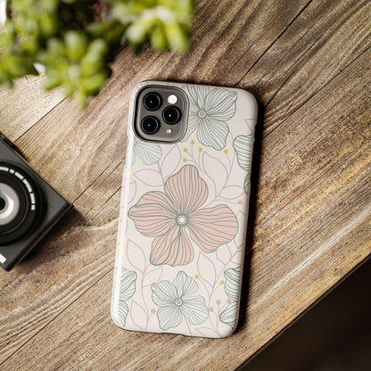 Florals seamless pattern Tough Phone Cases