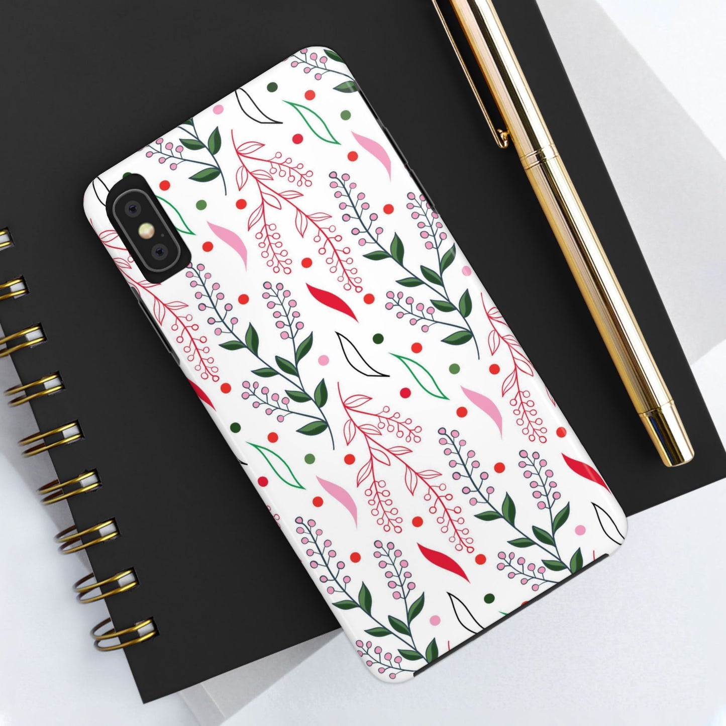 Seamless floral pattern, cute ditsy Tough Phone Cases