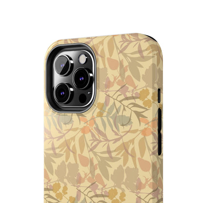 Boho Plants Leafs Pattern Tough Phone Cases