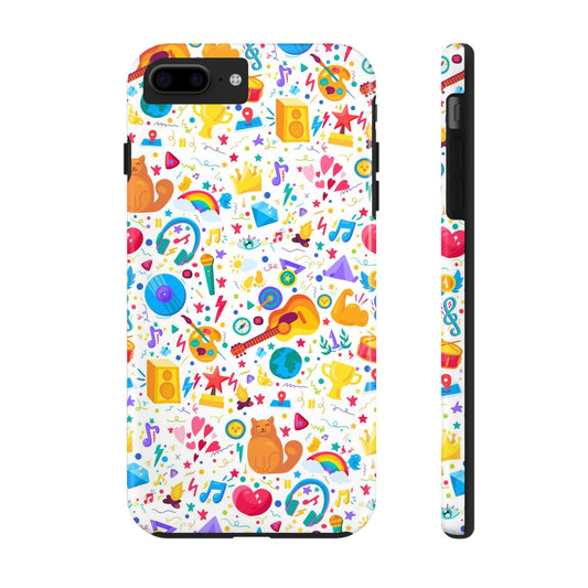 Bright Hobby Activity Art Cartoon Tough Phone Cases iPhone 7 Plus, iPhone 8 Plus