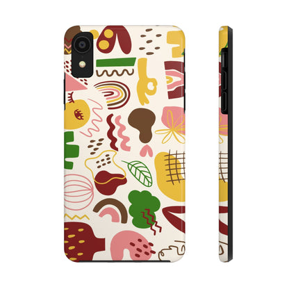 Simple abstract modern Tough Phone Cases iPhone XR