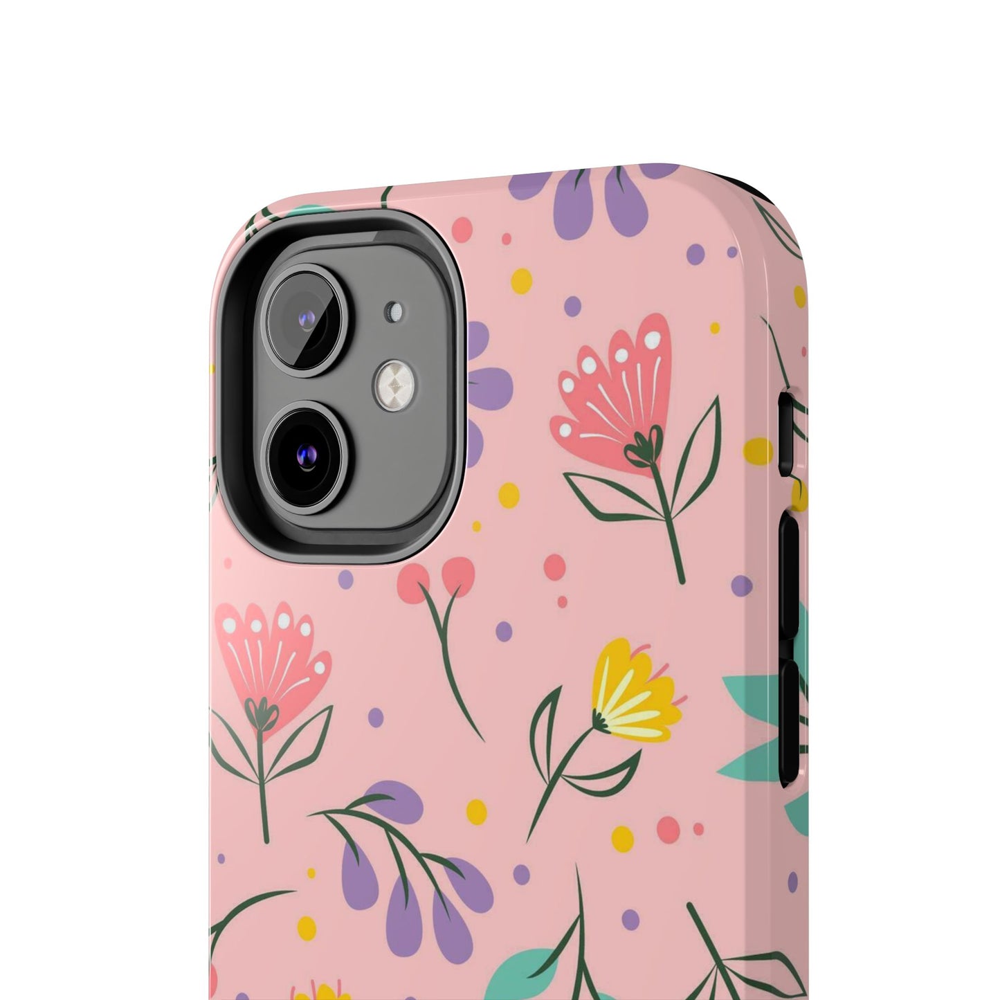 beautiful seamless handrawn floral Tough Phone Cases