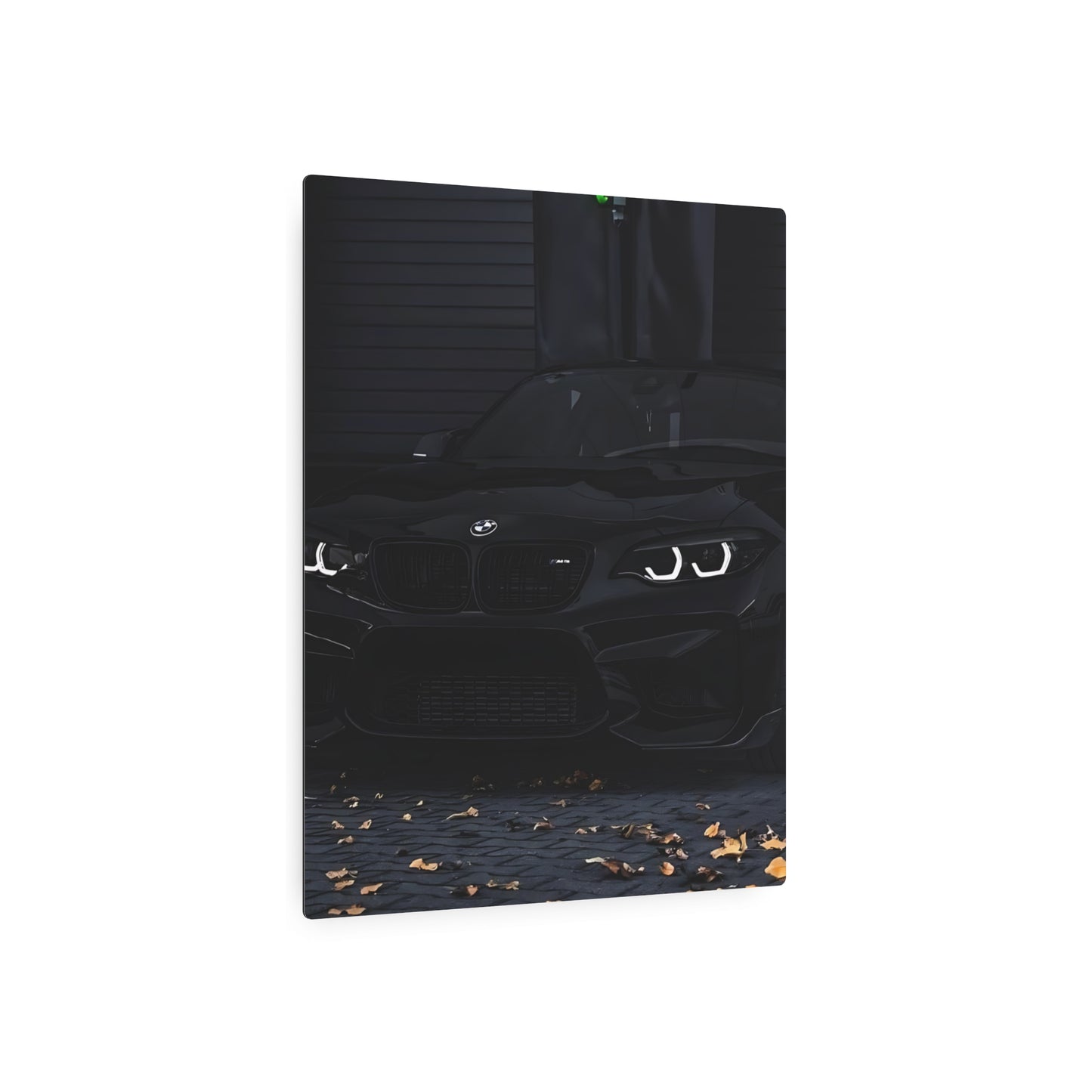 Black Bmw Metal Art Sign