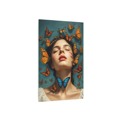 Enchanting Butterfly Artwork: A Dance of Color and Emotion Metal Art Sign