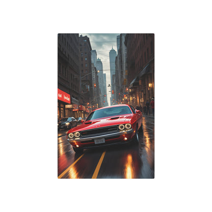 Dodge Challenger Metal Art Sign