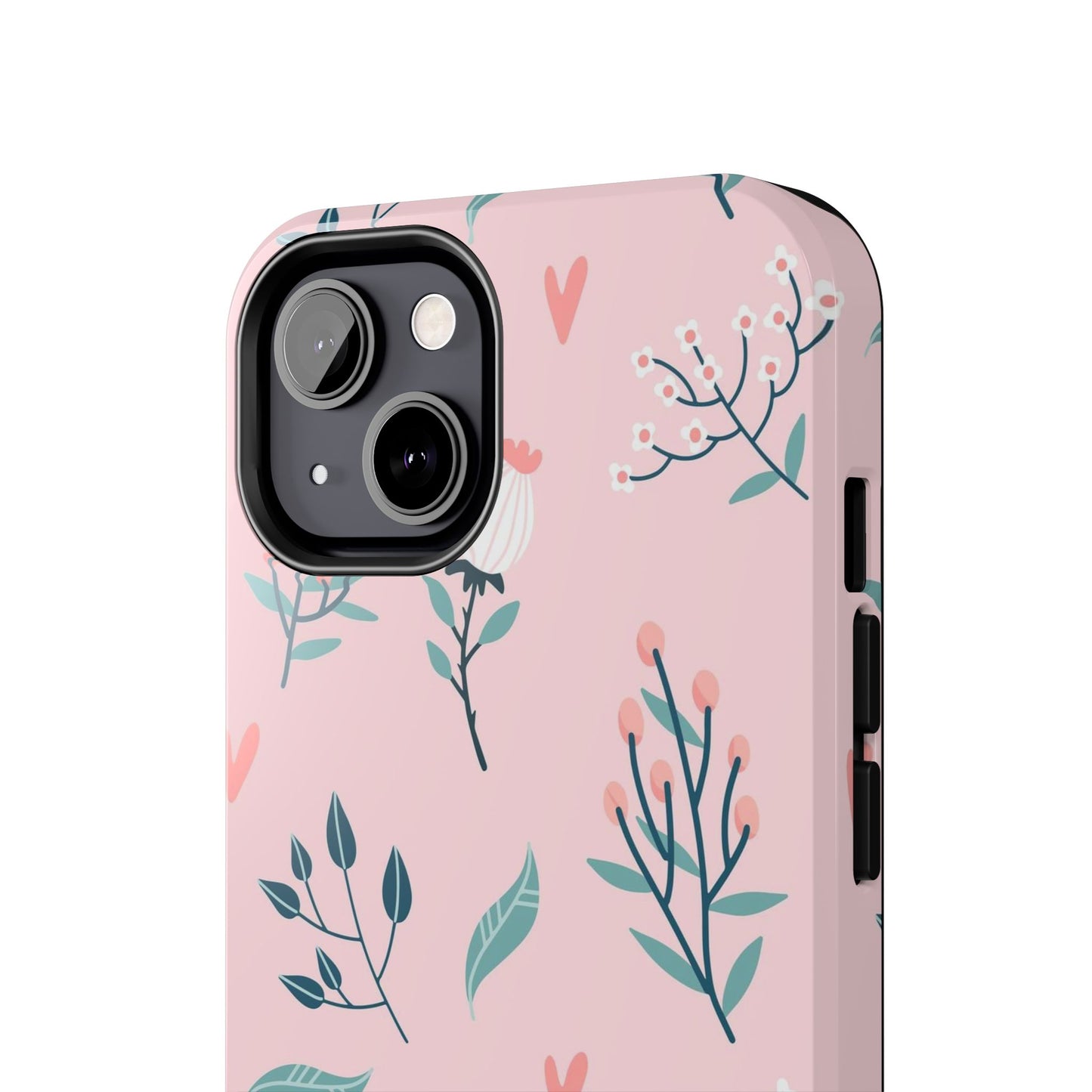 Floral seamless pattern. Garden flowers branches Tough Phone Cases