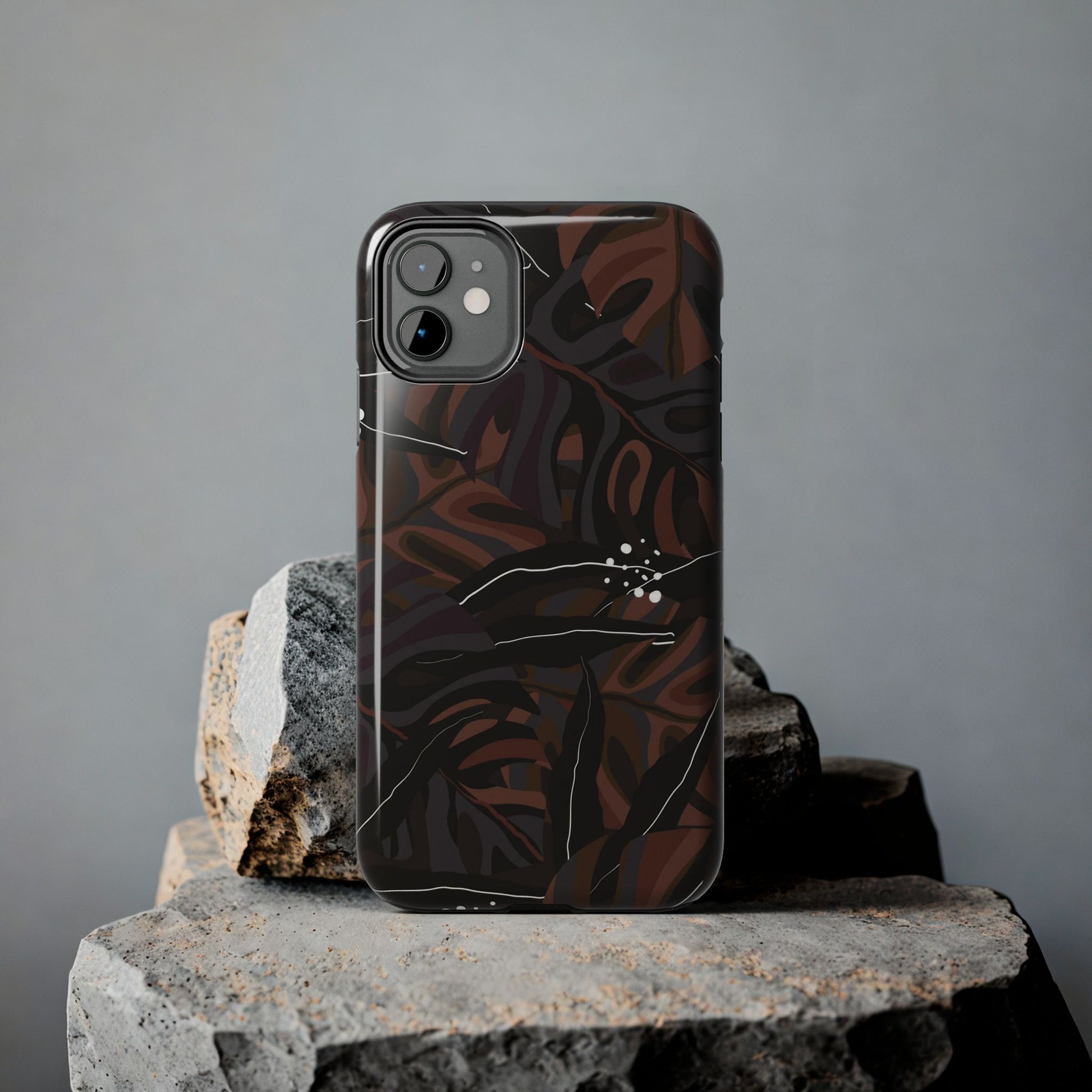 Modern exotic jungle plants Tough Phone Cases