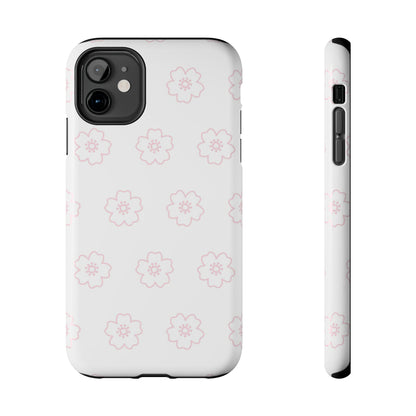 Cherry blossom seamless pattern Tough Phone Cases iPhone 11