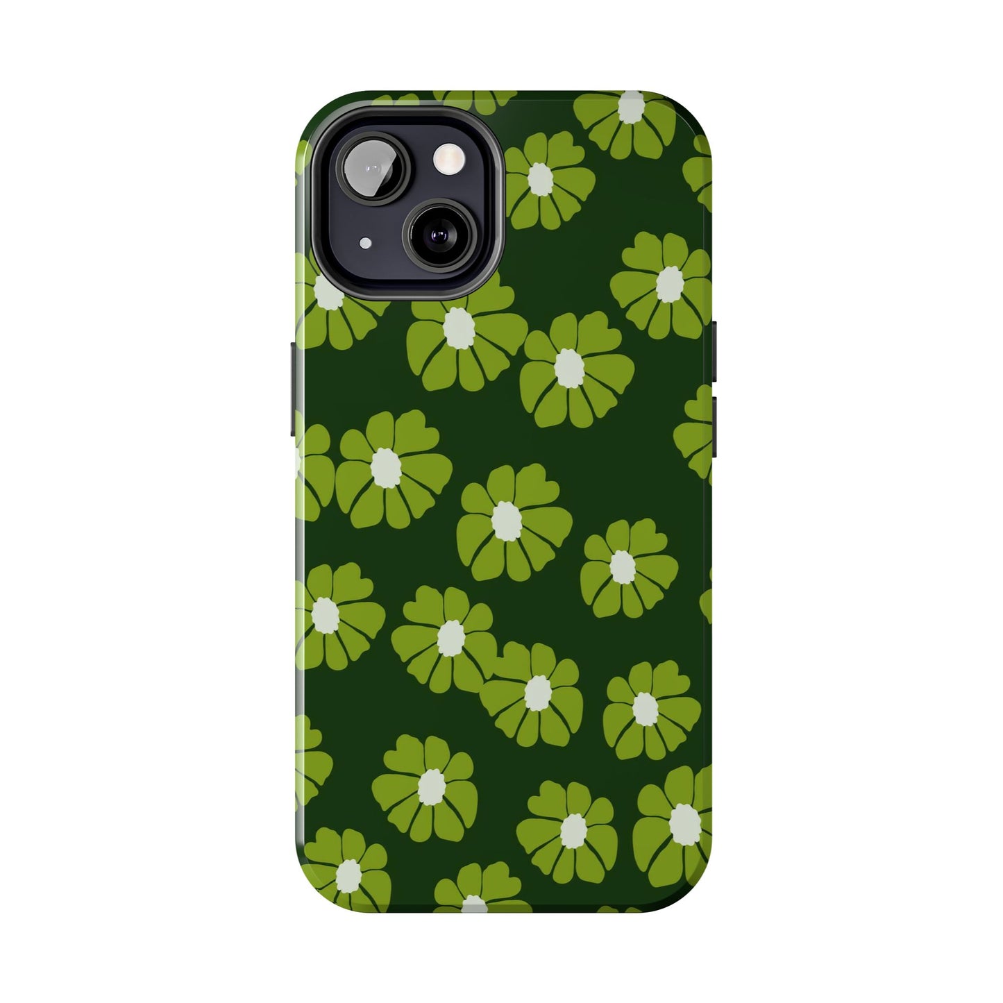 Retro groovy flowers seamless pattern Tough Phone Cases