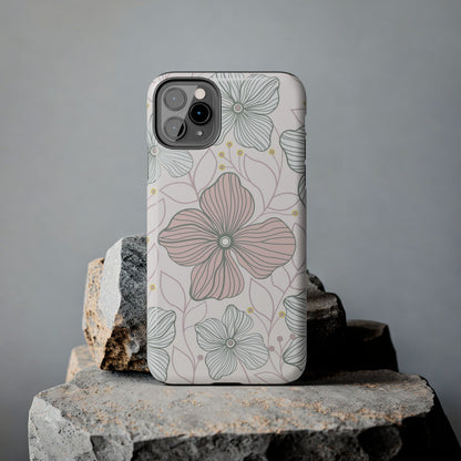 Florals seamless pattern Tough Phone Cases