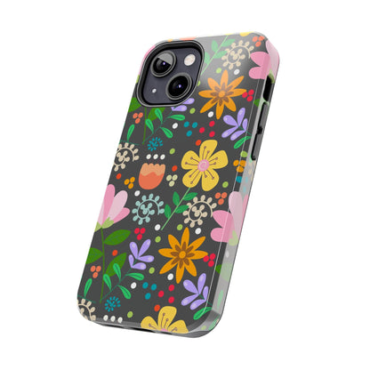 Abstract floral seamless pattern Tough Phone Cases