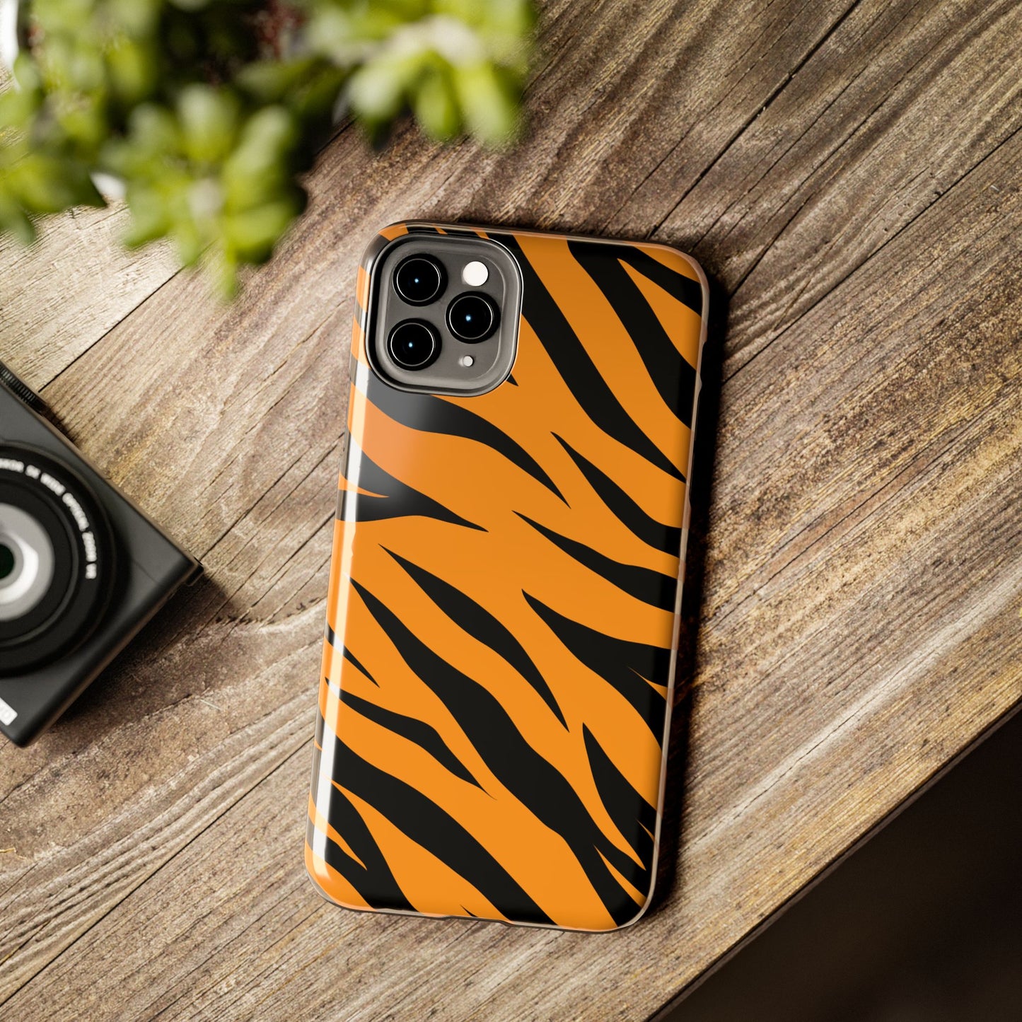 Tiger Texture Tough Phone Cases