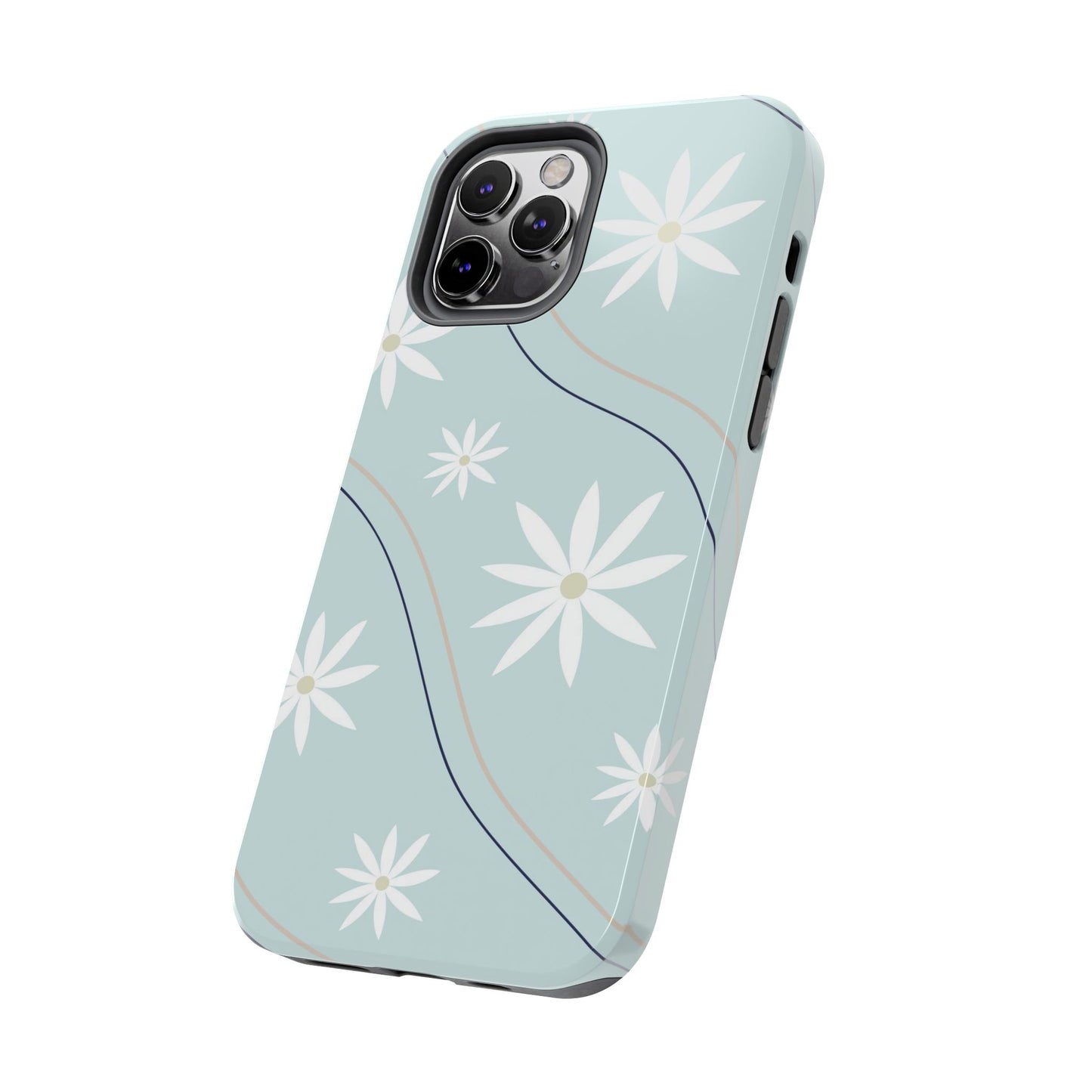 Pattern groovy trippy daisy Phone Cases