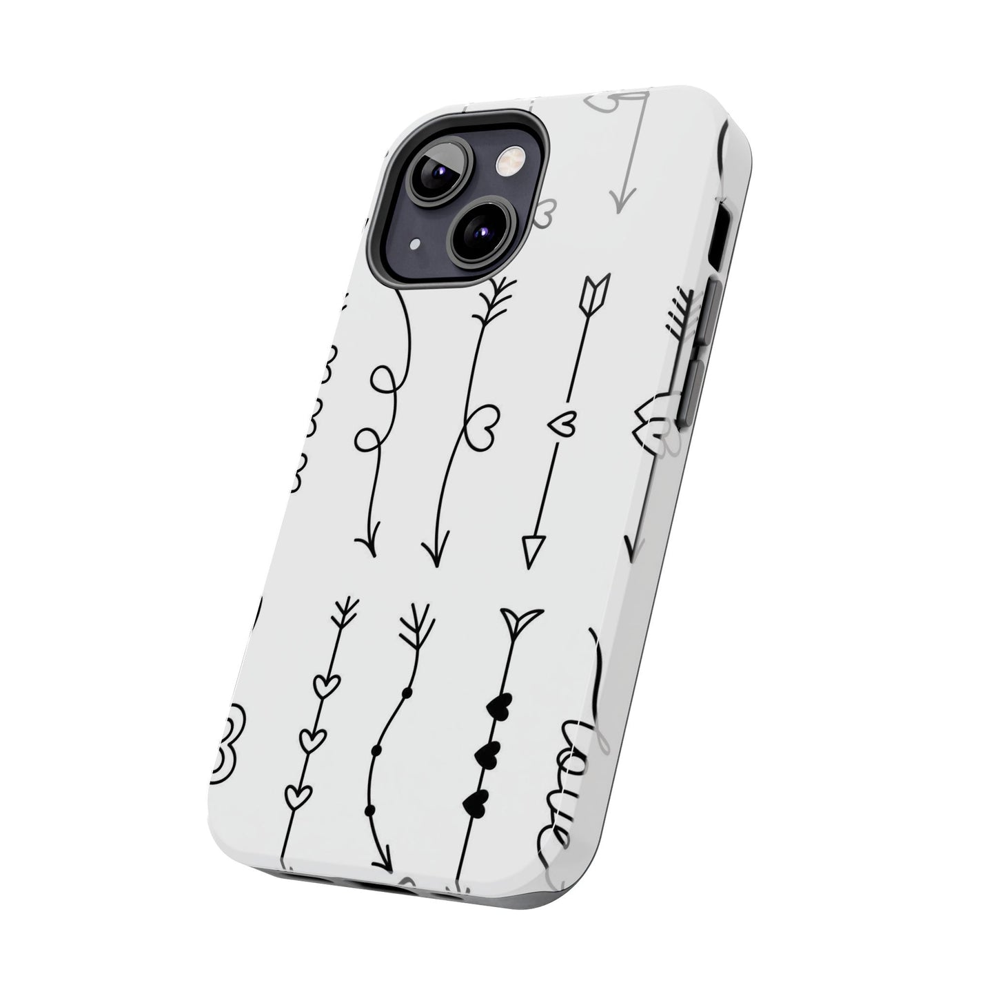 Set of cute doodle arrows for Valentine's Day Tough Phone Cases