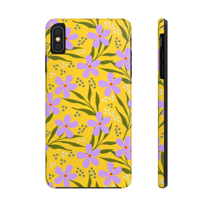 Folk art floral seamless pattern Tough Phone Cases iPhone XS MAX