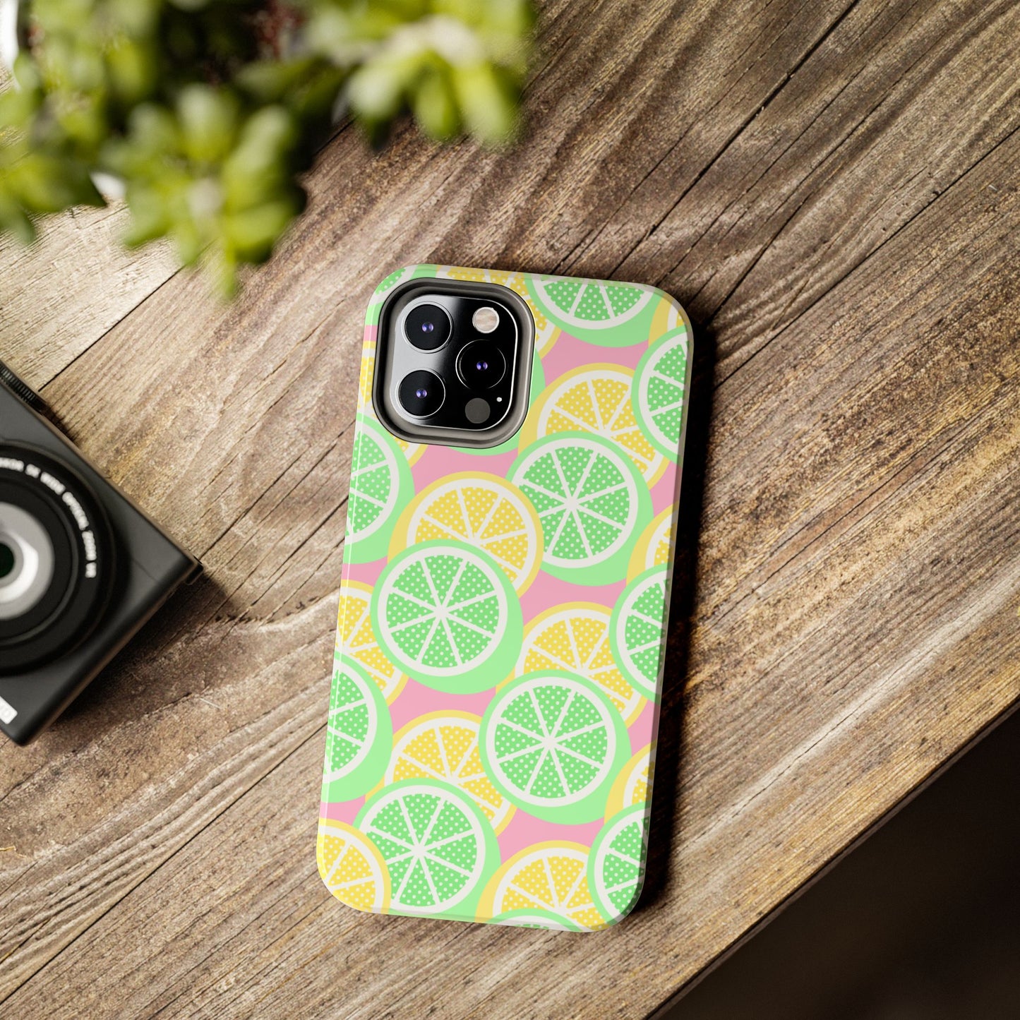 Lemon And Lime Pop Seamless Pattern Tough Phone Cases