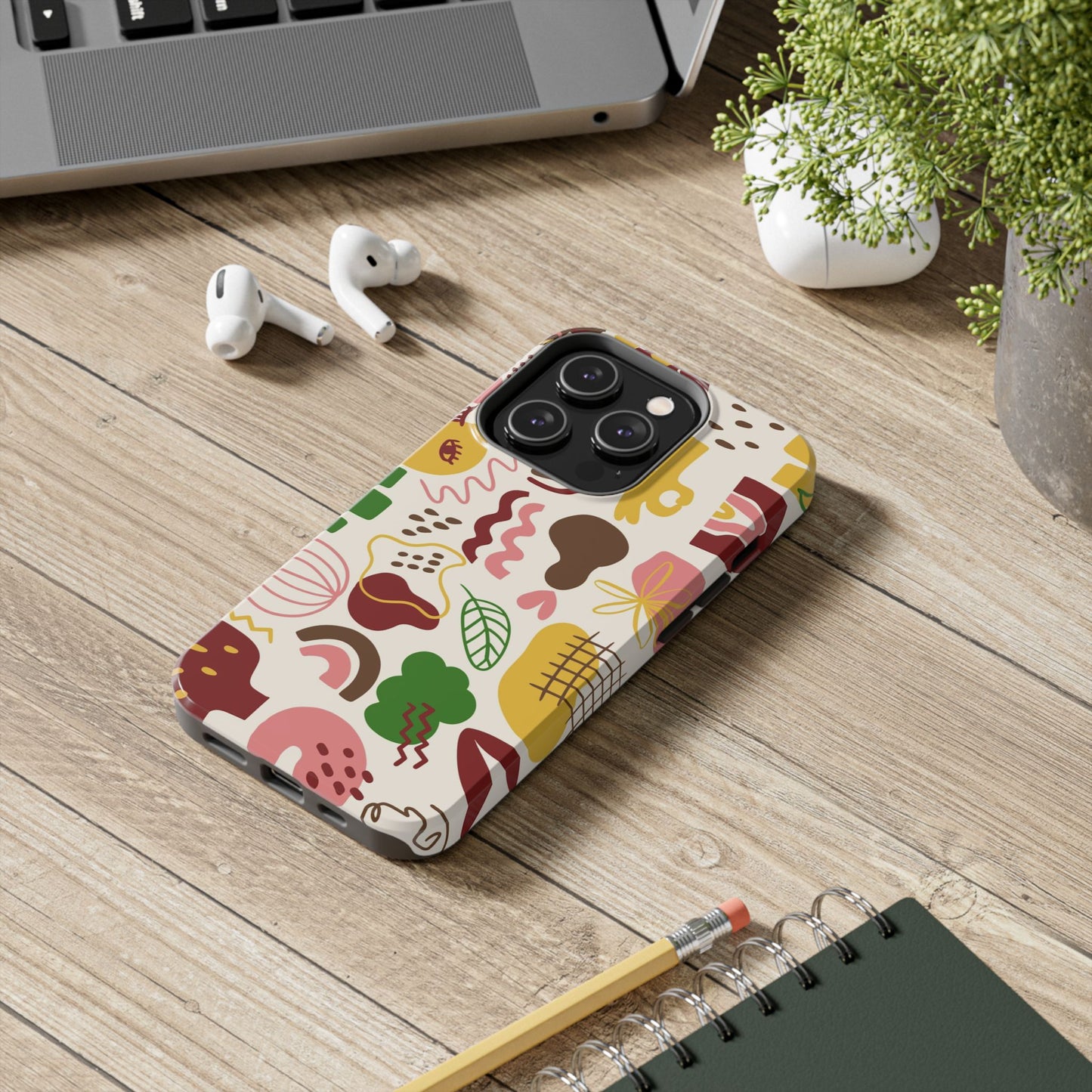 Simple abstract modern Tough Phone Cases