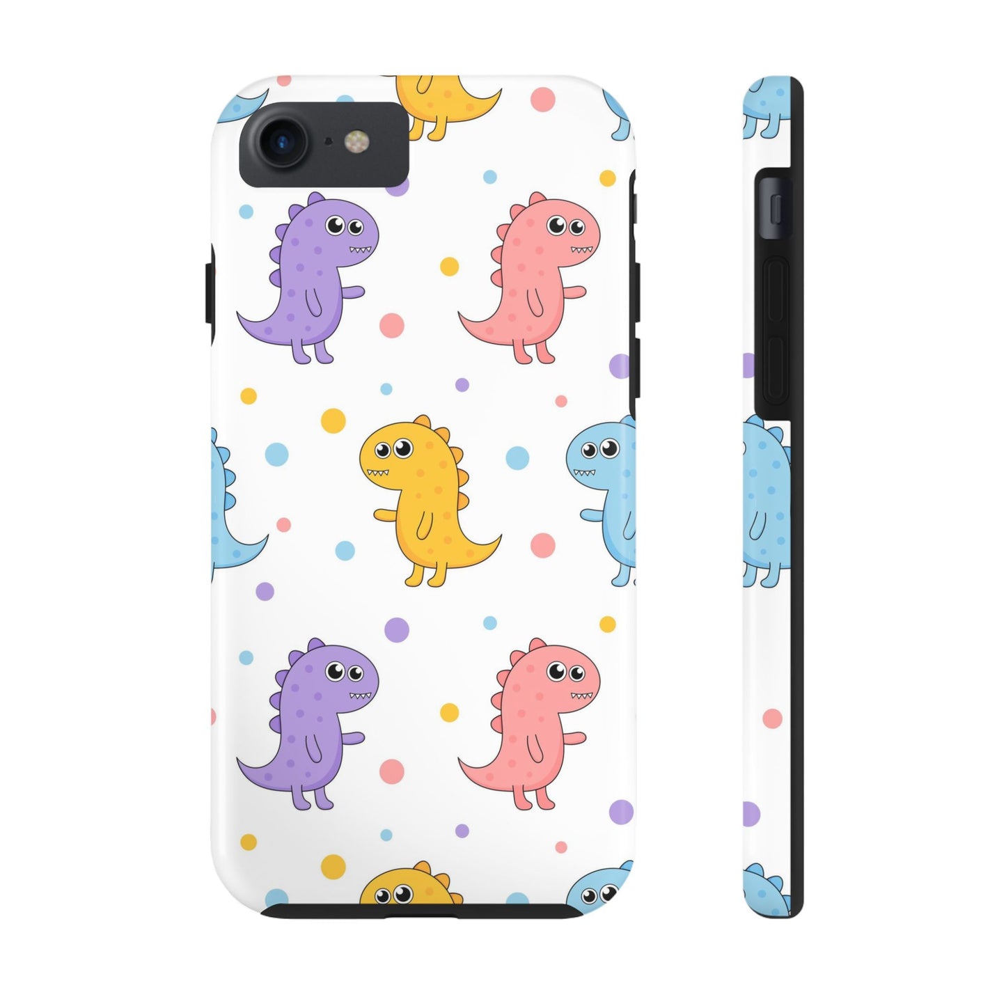 cartoon dinosaur pattern Tough Phone Cases iPhone 7, iPhone 8, iPhone SE