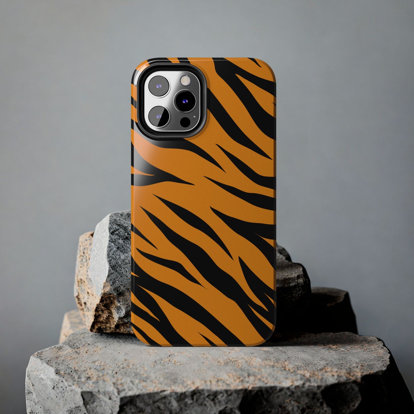 Tiger Texture Tough Phone Cases