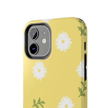 seamless doodle hand drawing daisy flower Tough Phone Cases