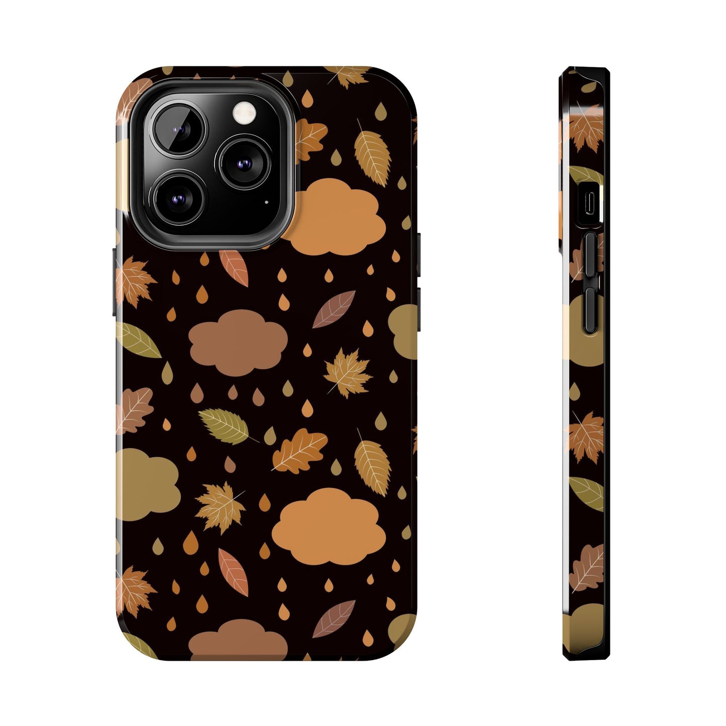 Autumn seamless pattern with clouds Tough Phone Cases iPhone 13 Pro