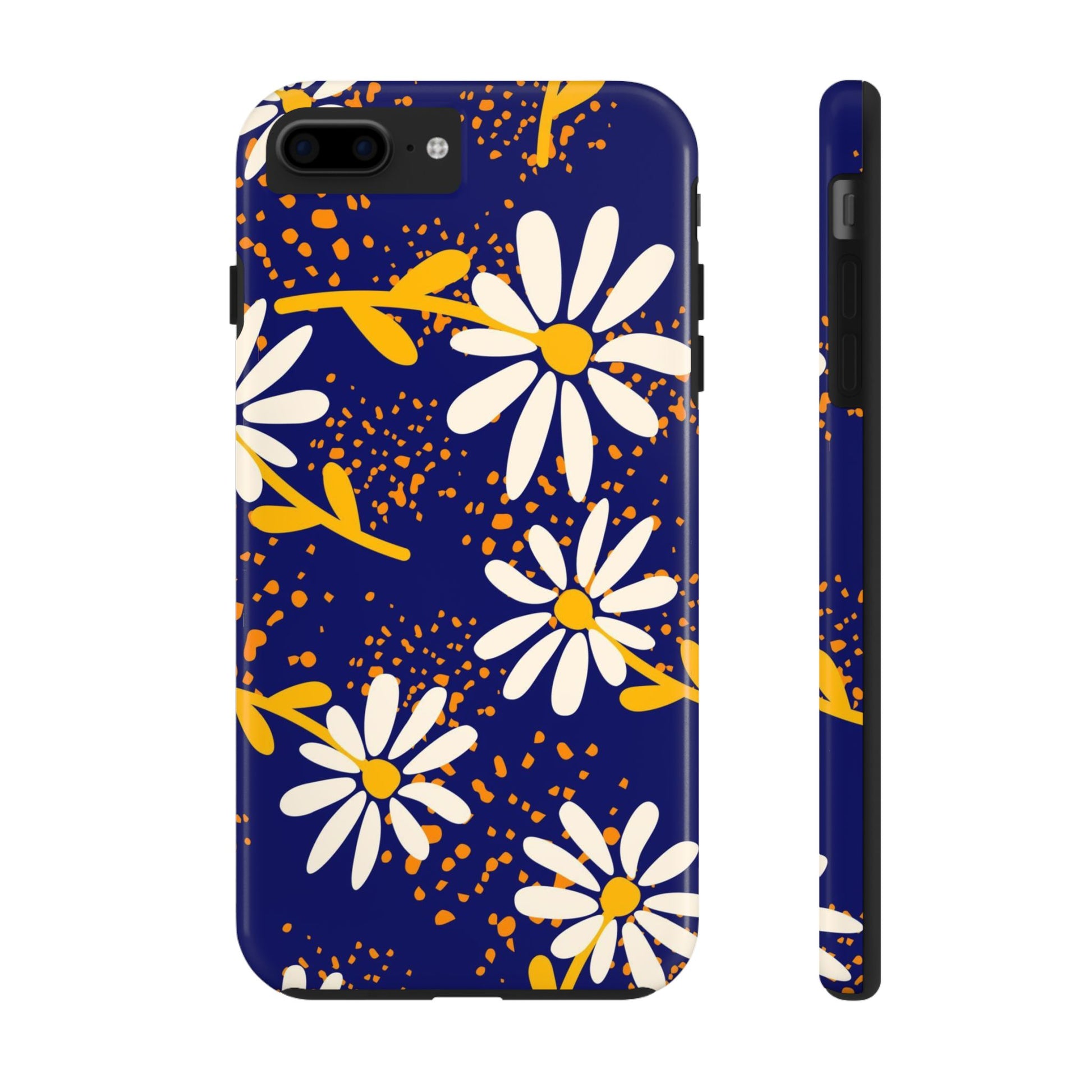 Doodle chamomile seamless pattern Tough Phone Cases iPhone 7 Plus, iPhone 8 Plus