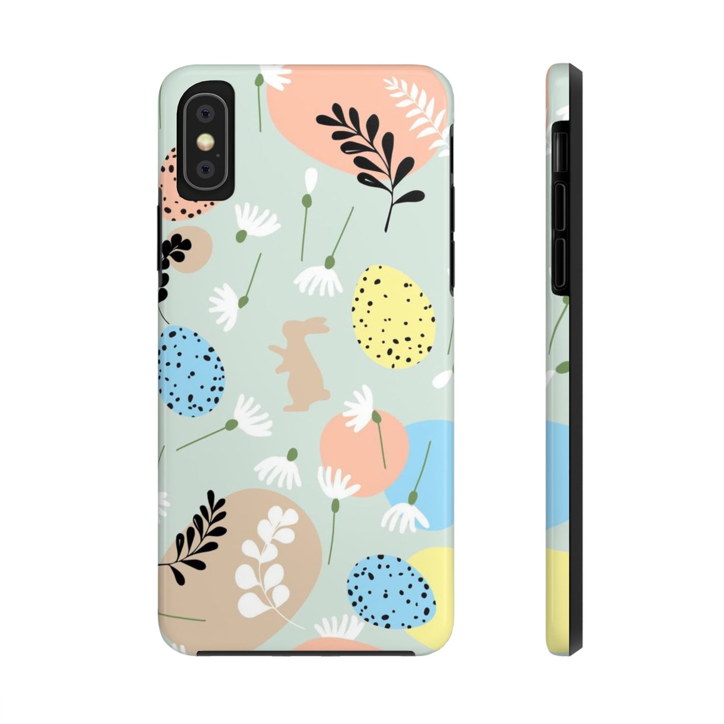 Cute hand drawn Easter seamless pattern Phone Cases iPhone X