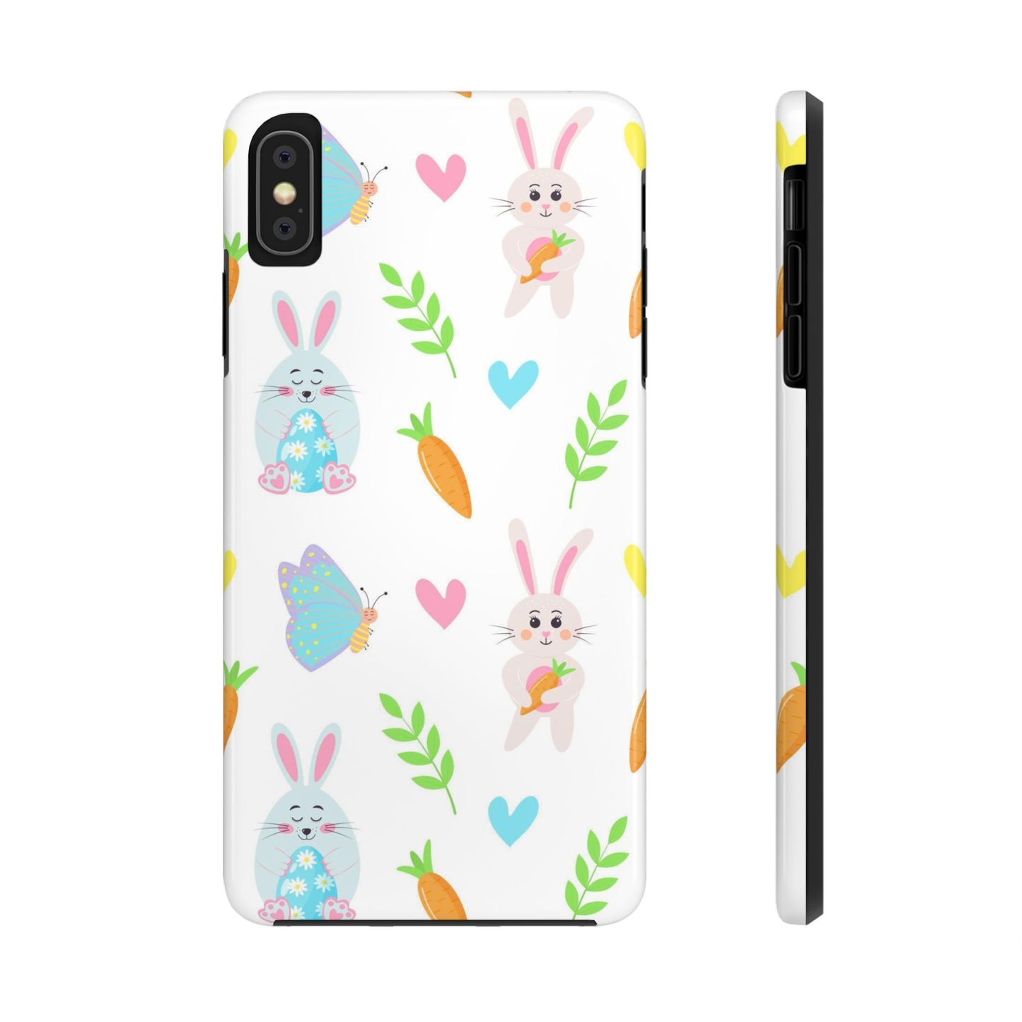 Seamless pattern with Easter bunnies Tough Phone Cases iPhone XS MAX